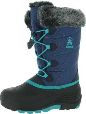 SnowGypsy3 Girls Faux Fur Cold Weather Snow Boots