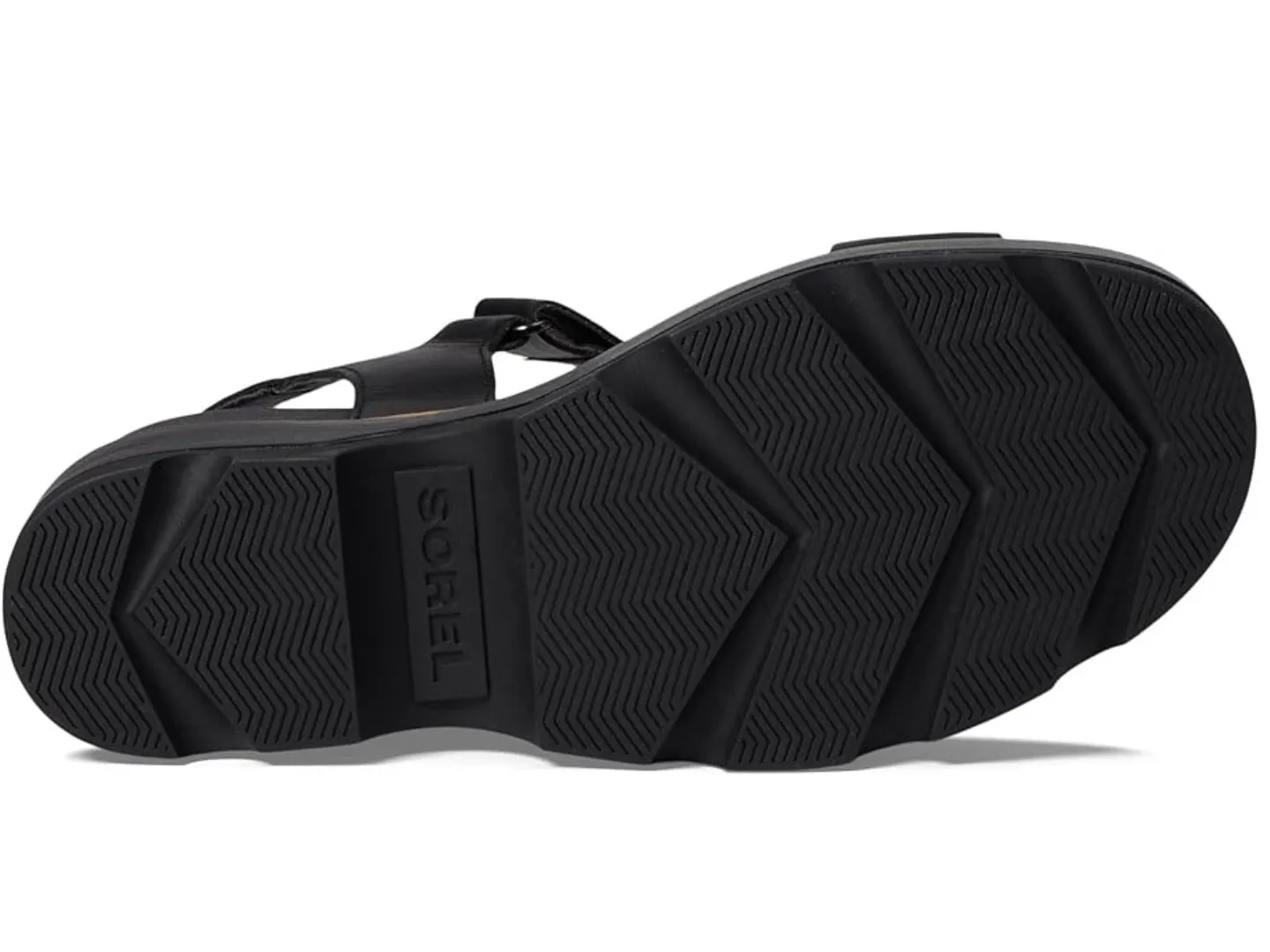 Sorel: Joanie IV Y Strap Wedge in Black