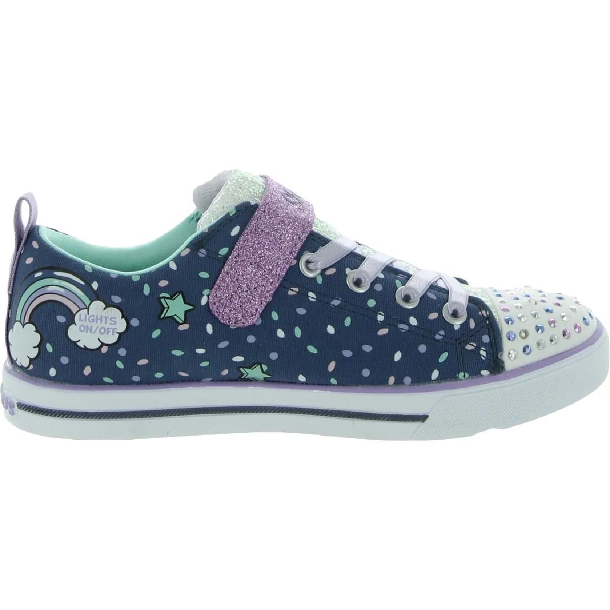 Sparkle Lite-Unicorn Craze Girls Light Up Man Made Light-Up Shoes