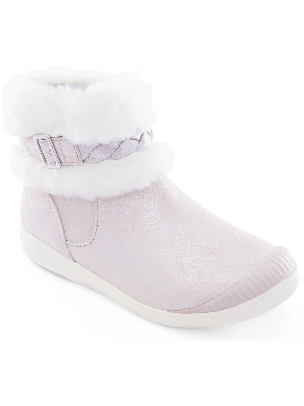 SR Tessa Girls Leather Glitter Ankle Boots