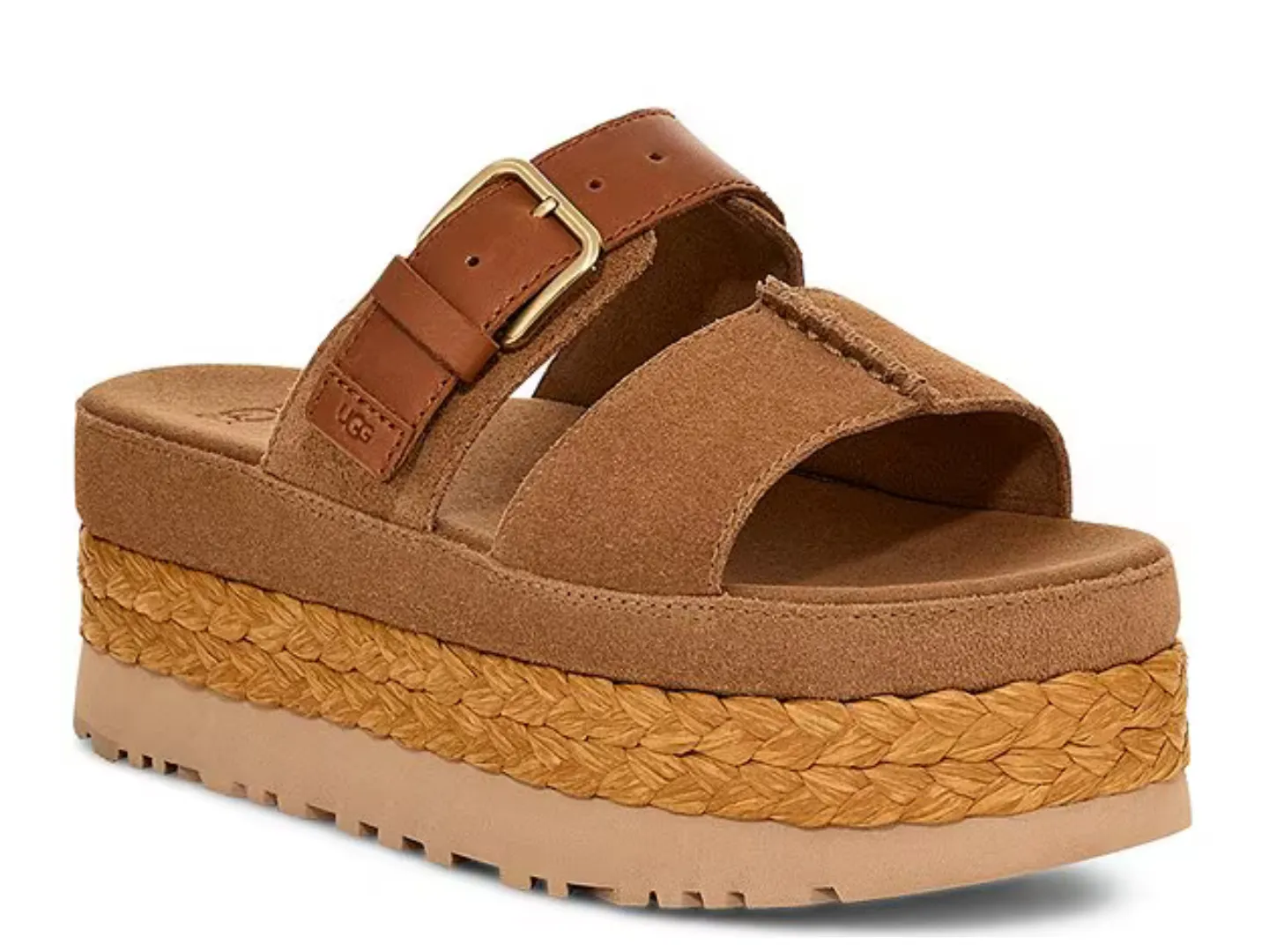 Ugg: Aubrey Slide in Chestnut